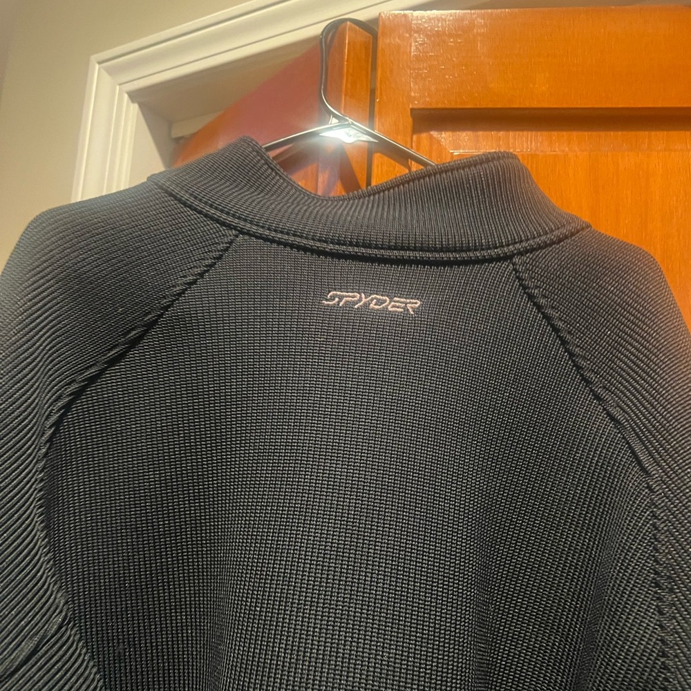 Spyder Black Full-Zip Jacket XXL - Picture 5 of 6
